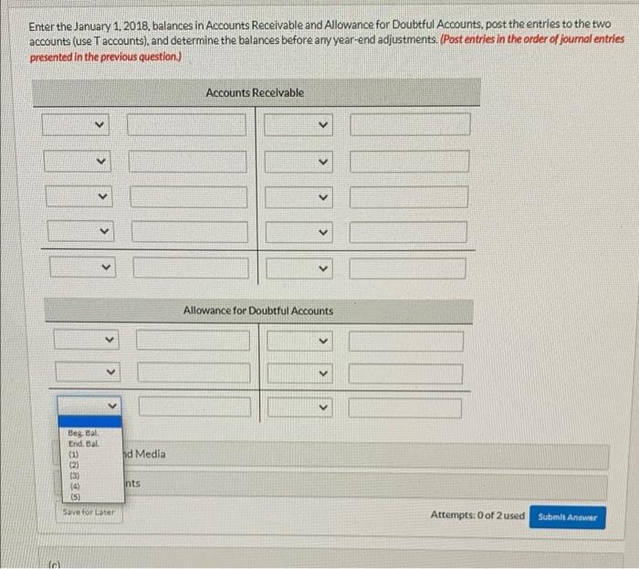 reported this information on its balance sheet. $646,000 Accounts receivable Less Allowance