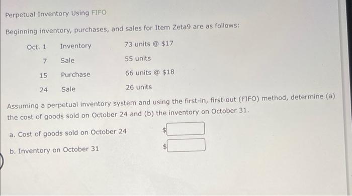 units of an item available for sale during the year were as