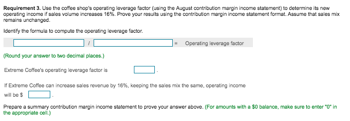 fixed expenses: Marketing expense $ 21,250 General and administrative expense 3,750 25,000