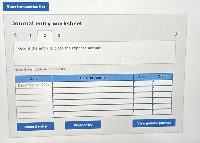 close the dividends accounts. Note: Enter debits before credits. The adjusted trial