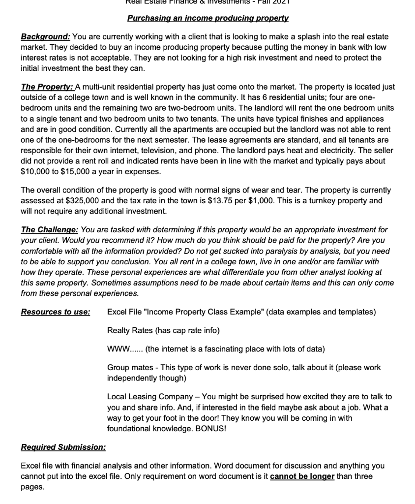Please Fill out the excel screenshot based on the above instructions in