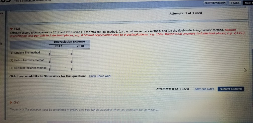 purchased a delivery truck for $34,000 on January 1, 2017. The truck