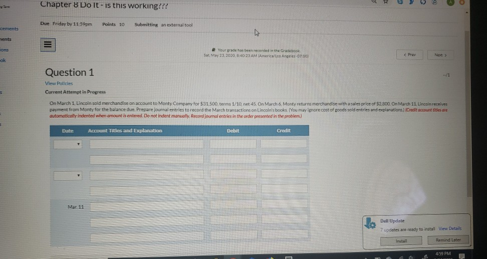Chapter 8 Do It - is this working??? Due Friday by