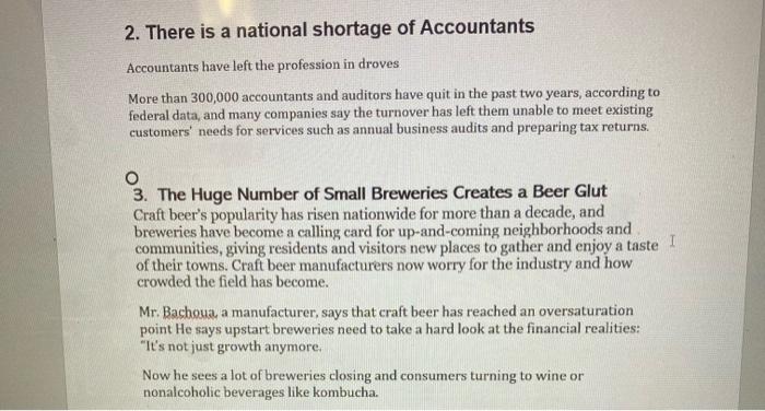  fill out table for each article where applicable 2. There is