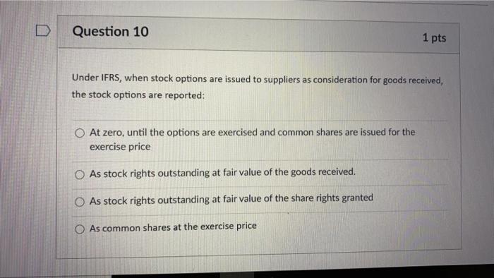 in the diluted EPS if the impact is dilutive. O be considered