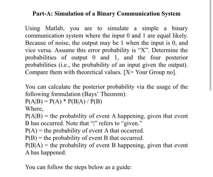  write a pofessional introduction for part A with mentioning the references