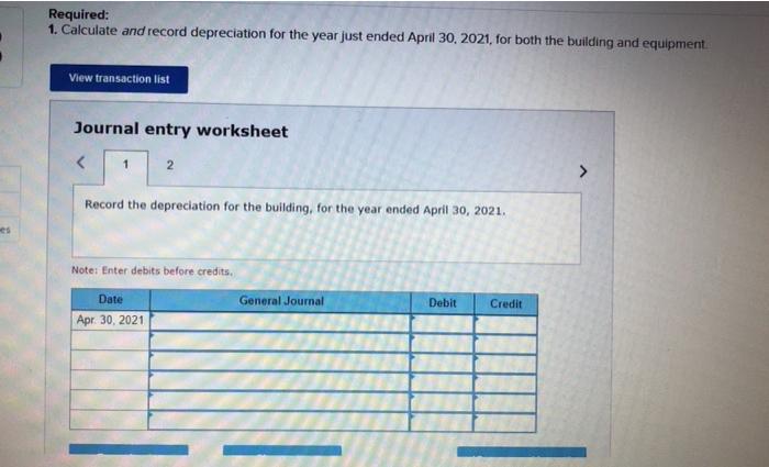 Big Sky Farms Partial Balance Sheet April 30, 2020 Property, plant and