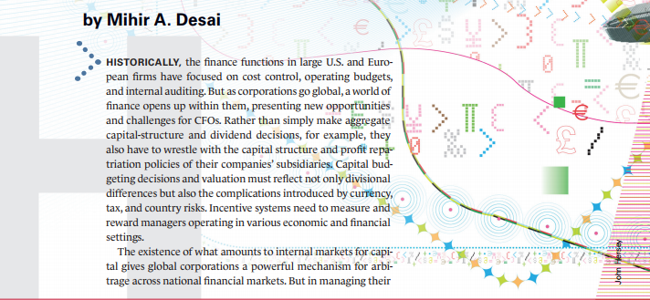 Global Corporation," linked in the Resources under the Required Resources heading. Note