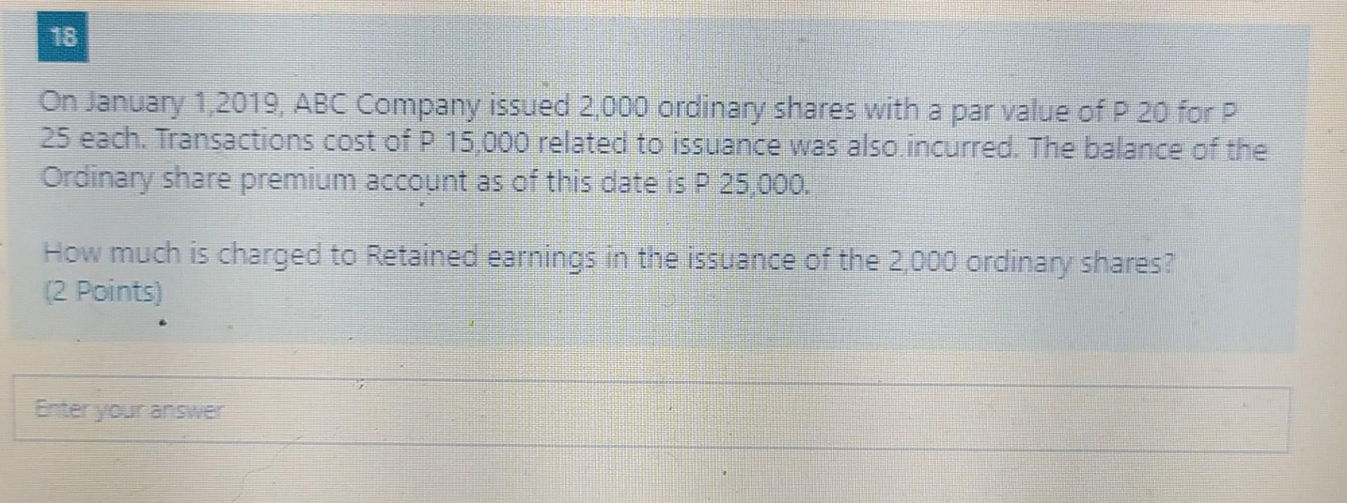  please answer the two question immediately On January 1,2019, ABC Company