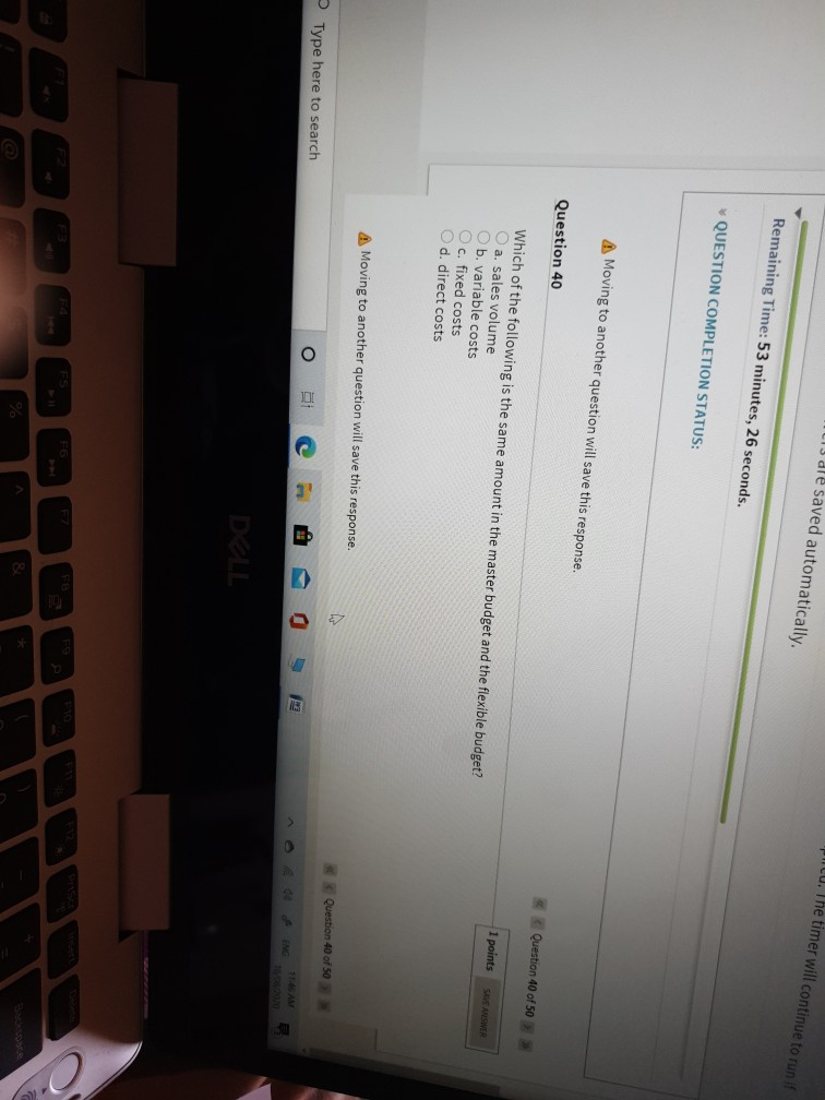  1 dle saved automatically. WLU. The timer will continue to run