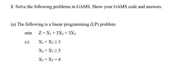 PLEASE SOLVE THIS USING lpSolve package in R 1. Solve the following