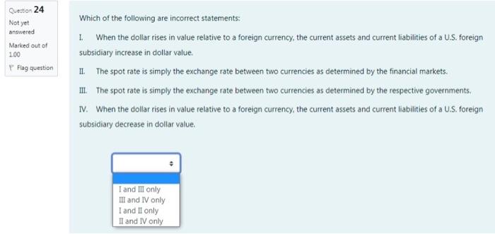  plz answer 23, 24 its short question Question 24 Not yet