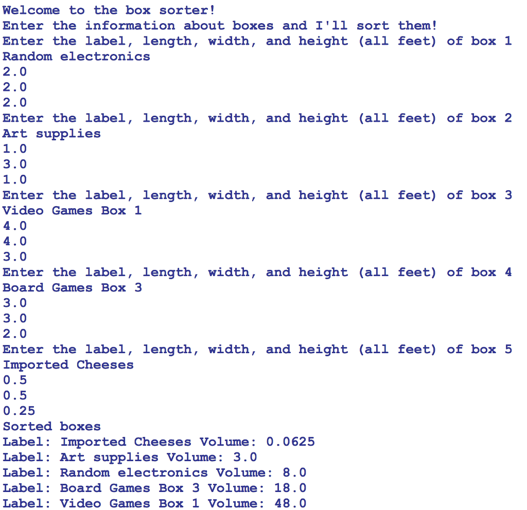 In Dr. Java Objective: Write a program where the user enters in