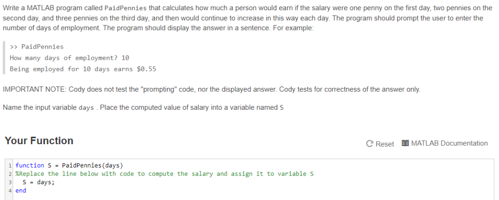 MATLAB PROBLEM. Please help! I can't get these! Please answer both questions!