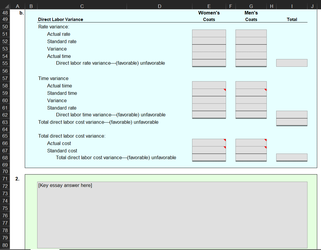 Coat Company makes women's and men's coats. Both products require filler and
