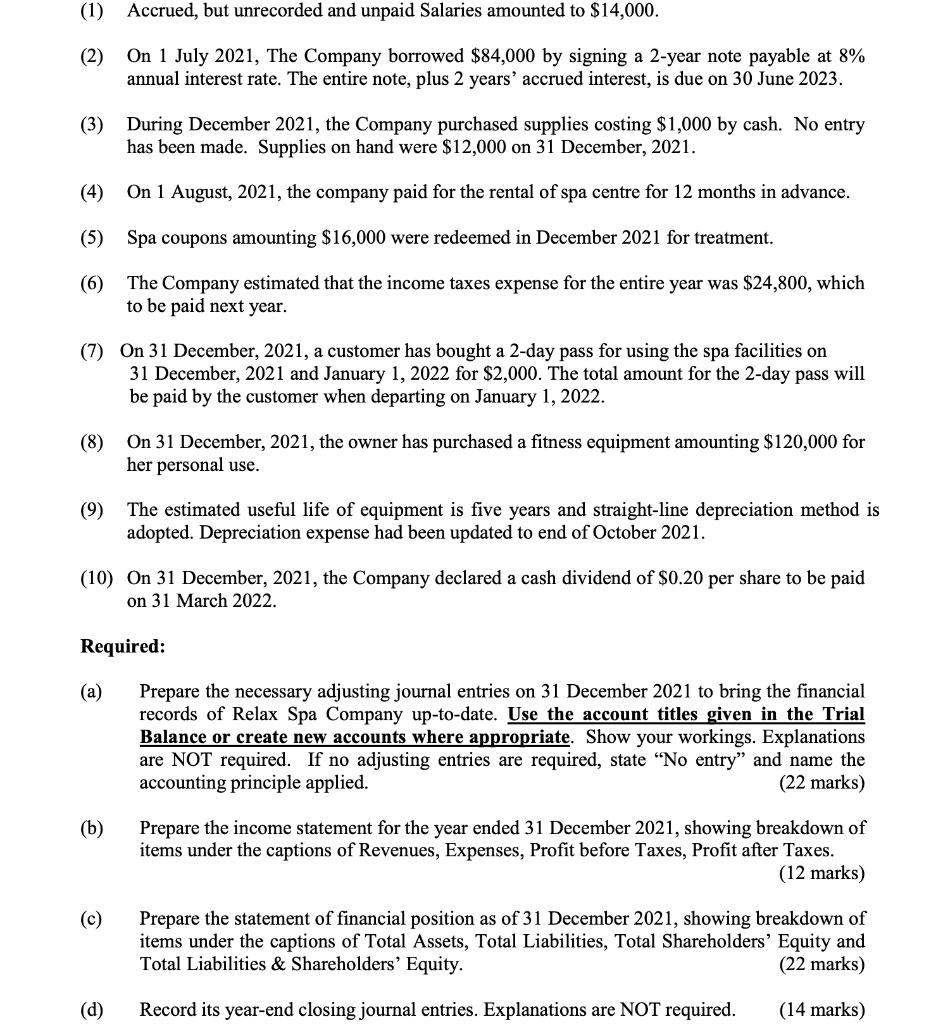 is engaged in providing facial and body treatment in a spa centre.