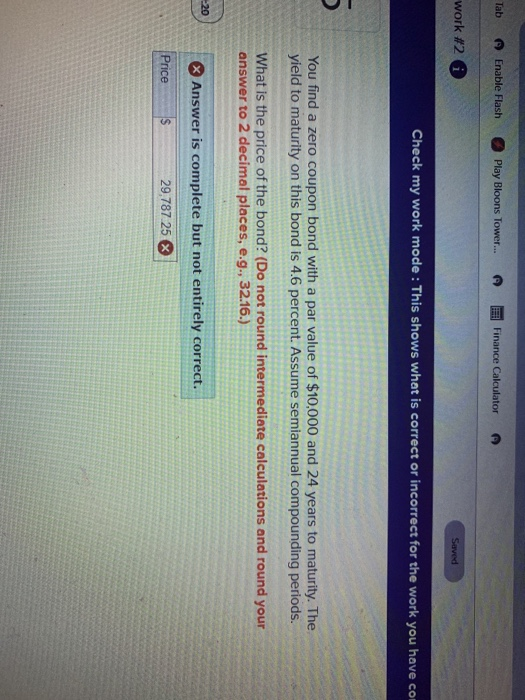  Tab Enable Flash Play Bloons Tower... Finance Calculator work #2 Saved