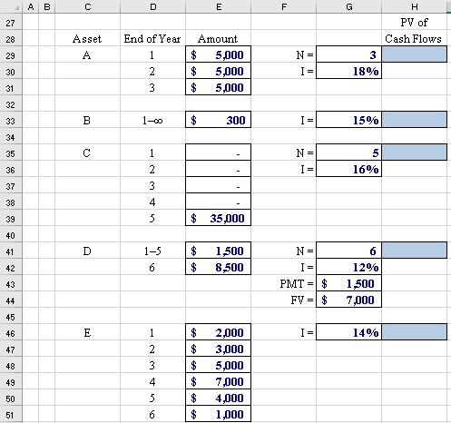 show functions! D 4. AB E F G H 1 Problem 6-13