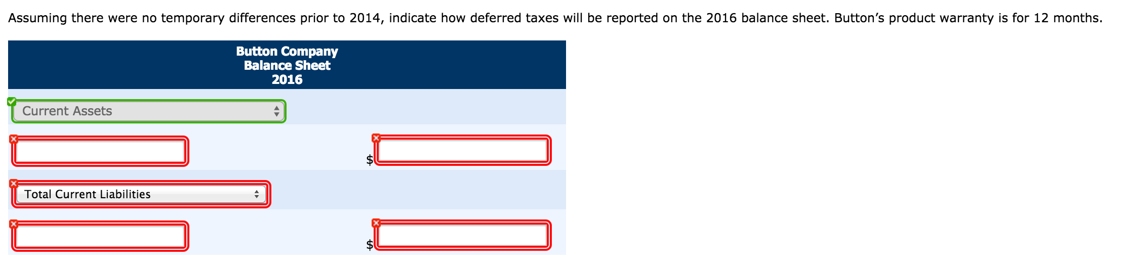 taxes payable. 2016 2015 $860,200 $911,200 $954,000 2014 Pretax financial income Excess