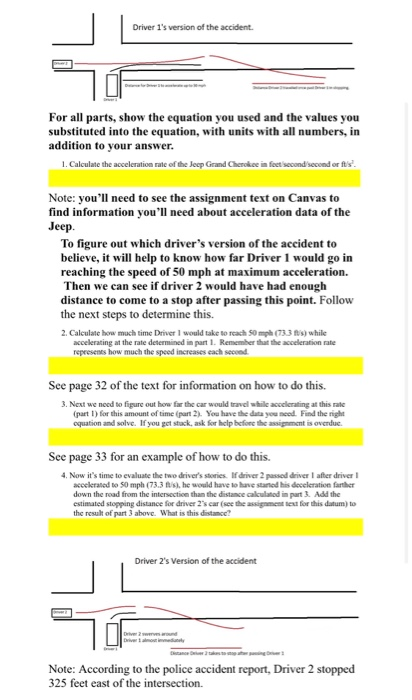 the eastbound lane of Route 460. Driver 2 was approaching this same