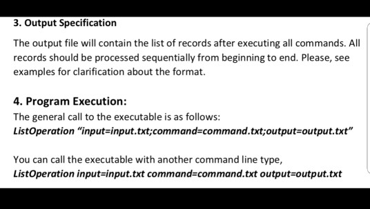 list of books. Each line will be treated as a single book's