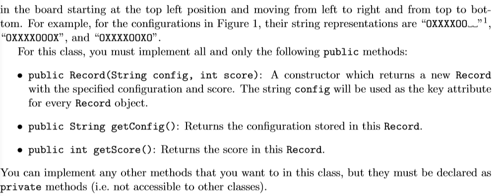 a board of size n x n and to win the game