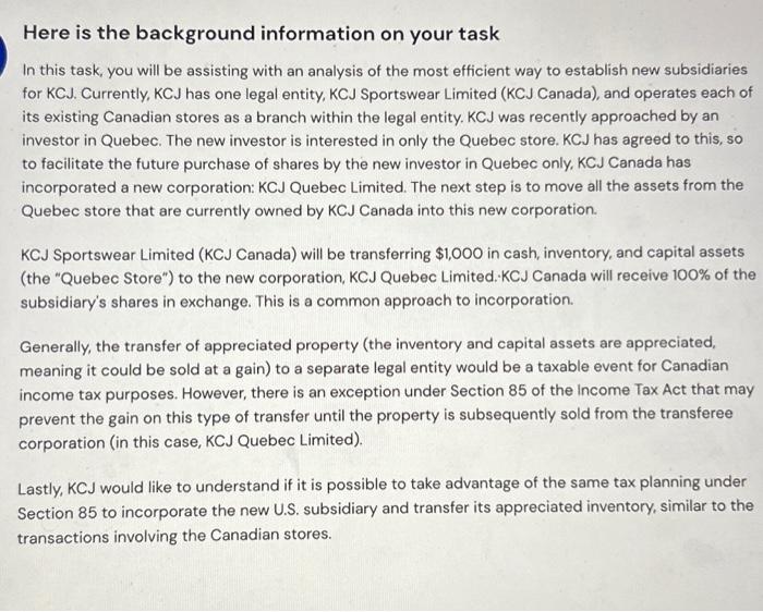  Section 85 permits the transferor to elect jointly with the transferee