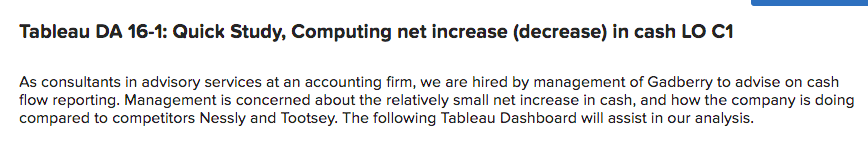  2. 3. 4. 5. Tableau DA 16-1: Quick Study, Computing net