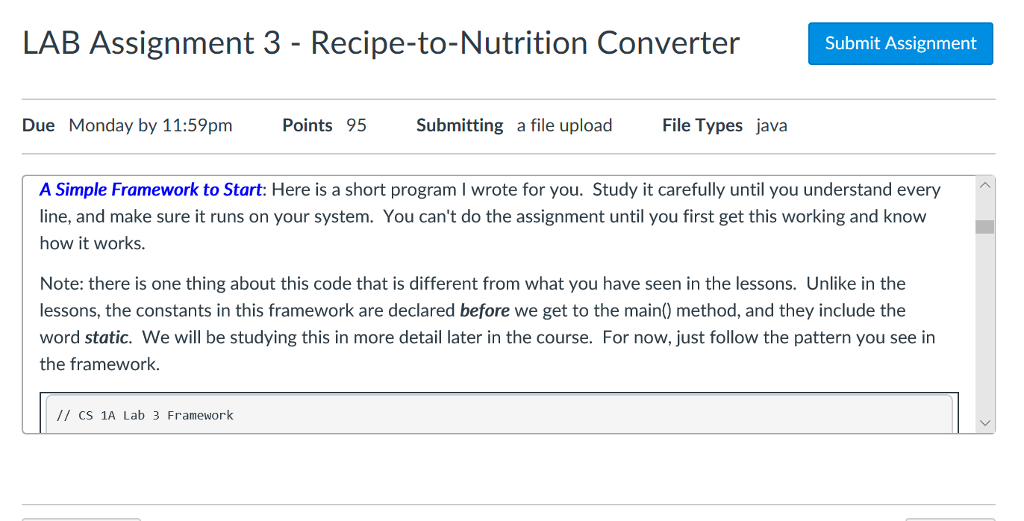 bones of something that could turn into an app. The user will
