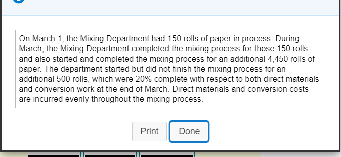 Direct Total Conversion Costs Materials Costs COSTS Costs to account for: Beginning