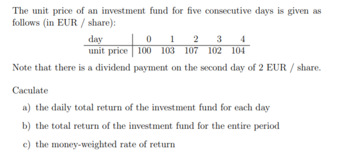 I need this manually calculated, not in excel and explained in details