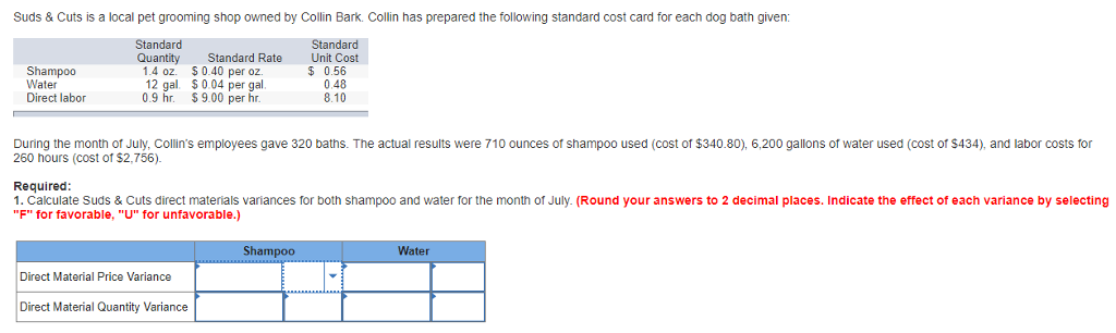 Please answer all and show work. Suds & Cuts is a local