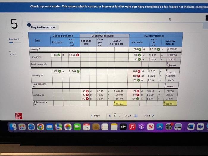  Required information Use the following information for the Quick Study below.