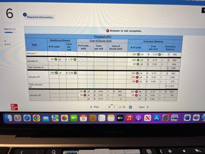 (Algo) (5-7) [The following information applies to the questions displayed below.] A