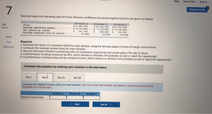 11-12 Evaluating New Investments Using Return on Investment (ROI) and Residual Income