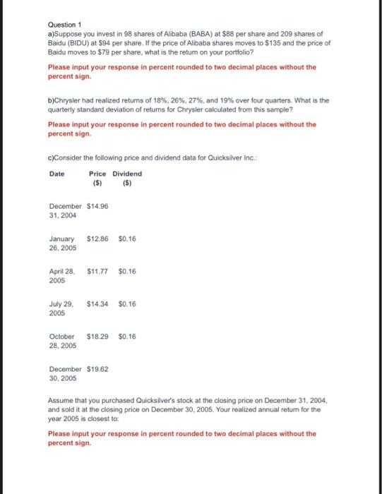  May I have the while soultion for question 1 (all the
