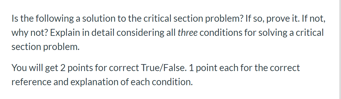 There are 2 points for true or false. Three points for