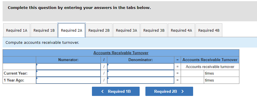 P3 The company's income statements for the current year and one year