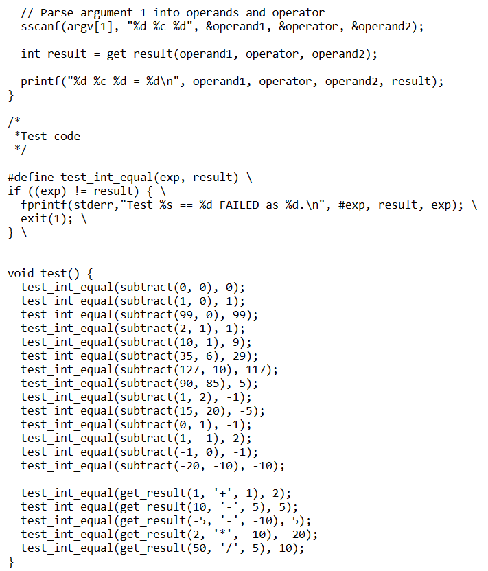 missing the implementation for the 'get_result' function. It needs to run as