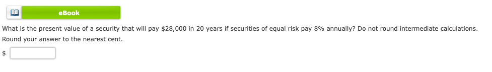 Questions A, B, C, D, and E What is the present value
