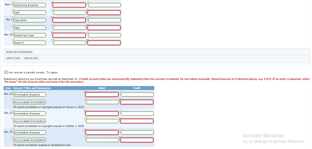 at December 31, 2014, followa $35,640 Copyrights Less: Accumulated amortization 17,820 17,820
