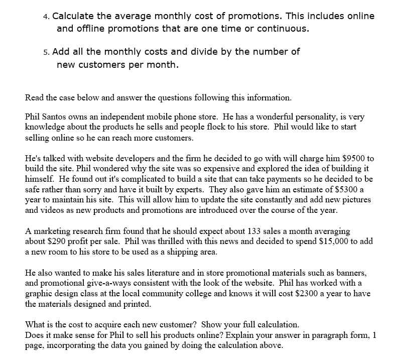 customer via your website? Websites are often a significant cost to companies