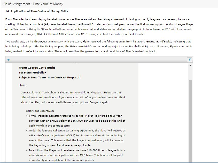 Please note this is all part of one question. Thank you. Ch