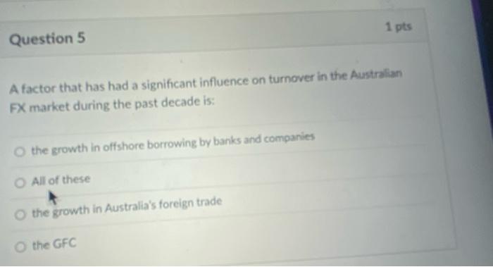  A factor that has had a significant influence on turnover in