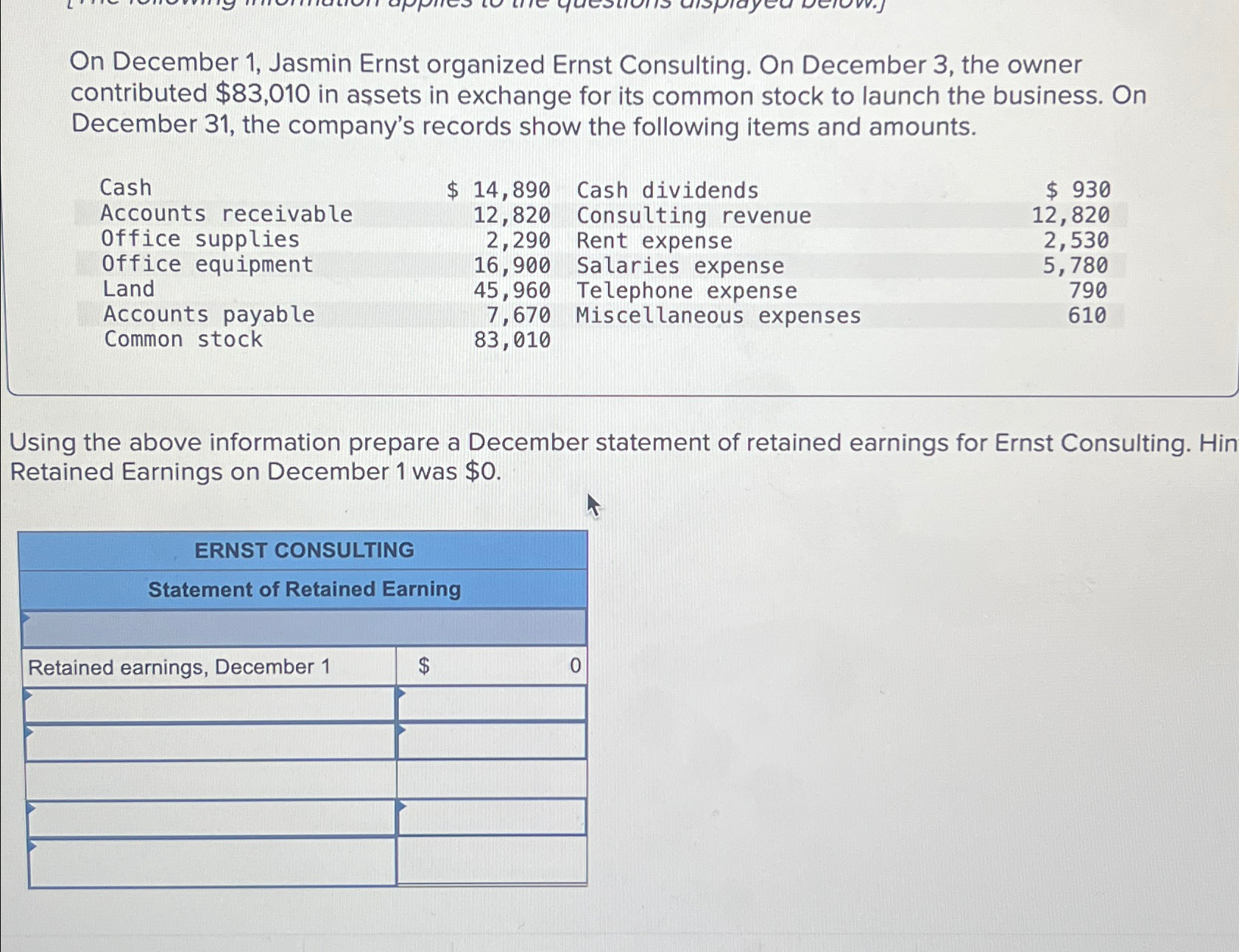  Need help filling out the chart !! 