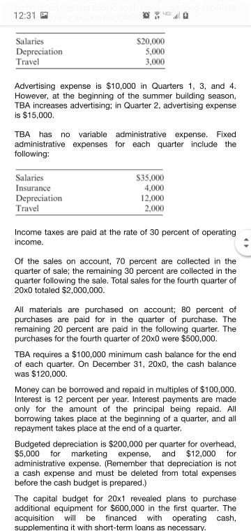 to 13 please. thank you 12:31 TBA, Inc., manufactures and sells concrete