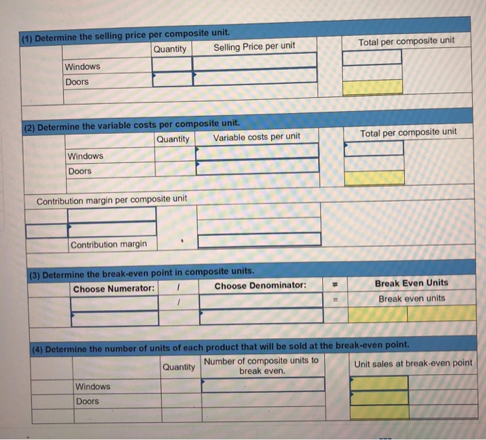 sells windows and doors in the ratio of 8:2 (windows:doors). The selling