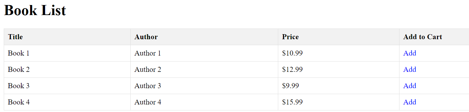  Objective: To build a partial functionality of Online Bookstore using Java