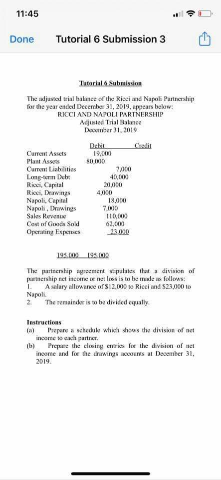  solve it plz 11:45 1 Done Tutorial 6 Submission 3 Tutorial
