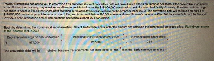 I would like to know how this is calculated please Powder Enterprises